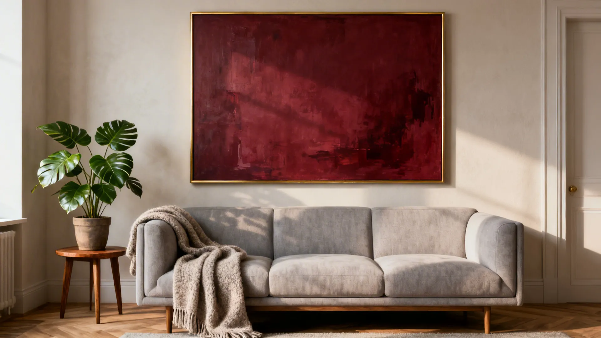 Burgundy Wall Art Ideas x5: Small-room tricks and 5 realistic burgundy wall art inspirations for living rooms