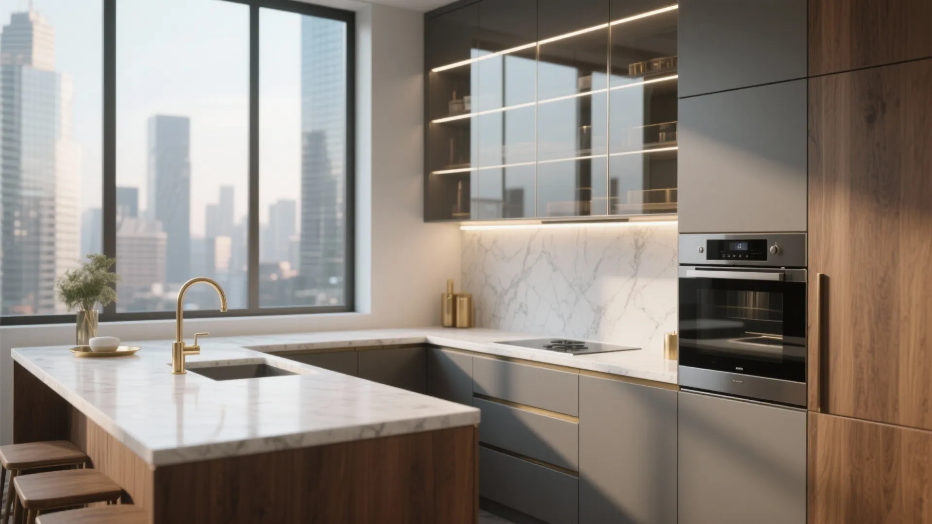5 Small-Kitchen Design Ideas for a 3 BHK Flat in Burj Khalifa: Real-world tips from a senior interior designer to make your luxury high-rise kitchen smarter, brighter, and more efficient