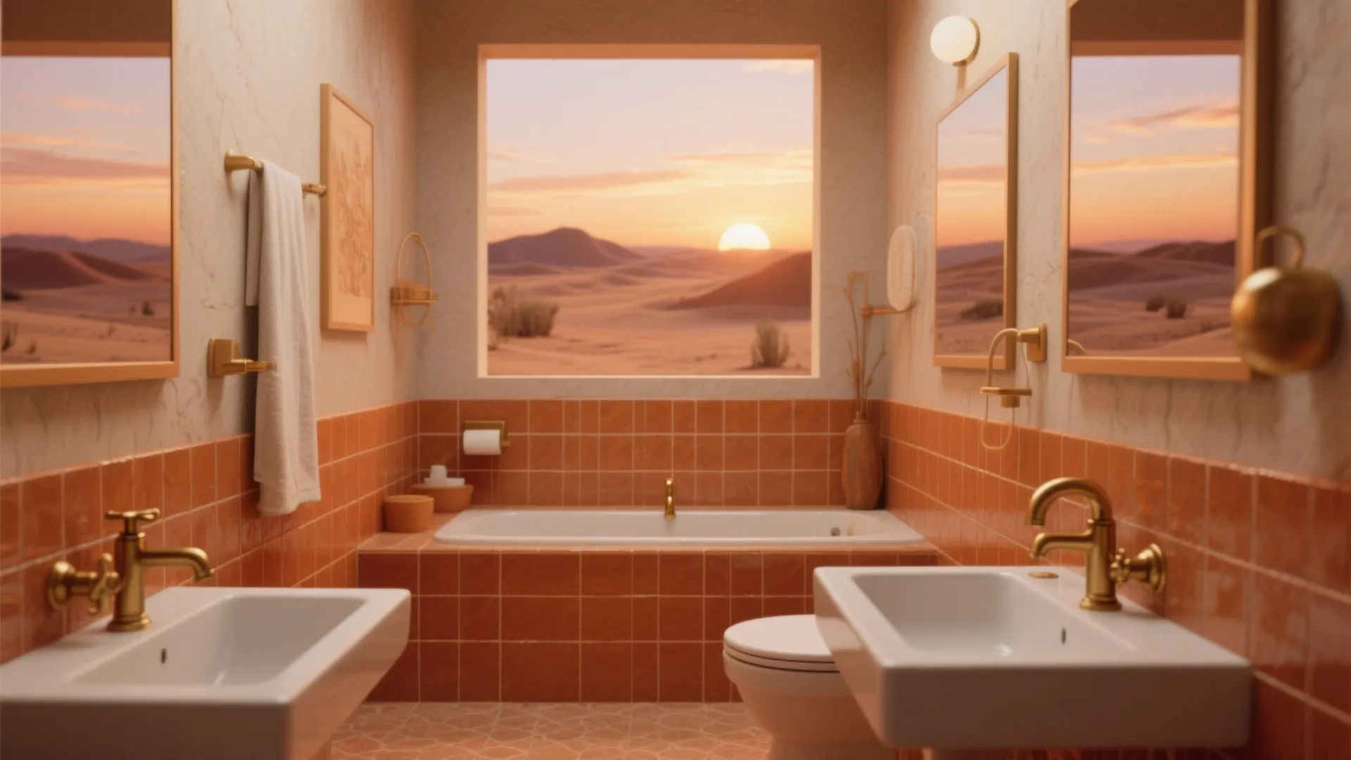 5 Burnt Orange Bathroom Decor Ideas