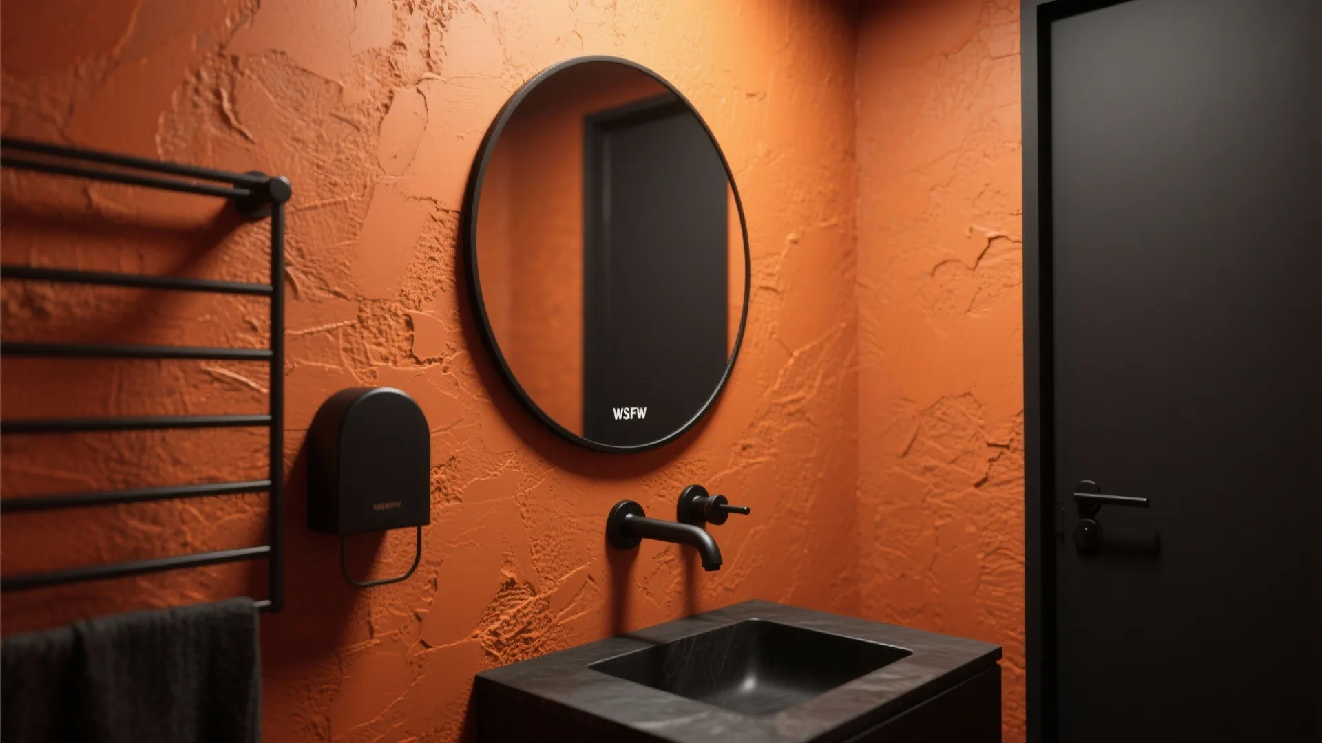 4. Burnt Orange with Black Accents