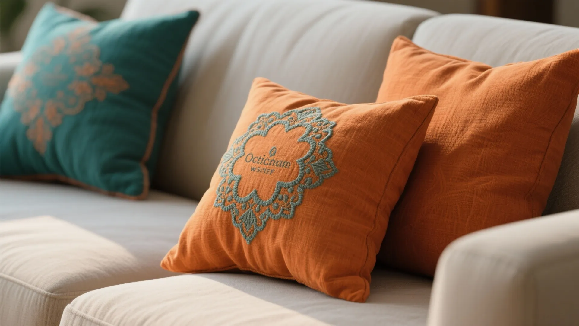 2: Layer with Throw Pillows