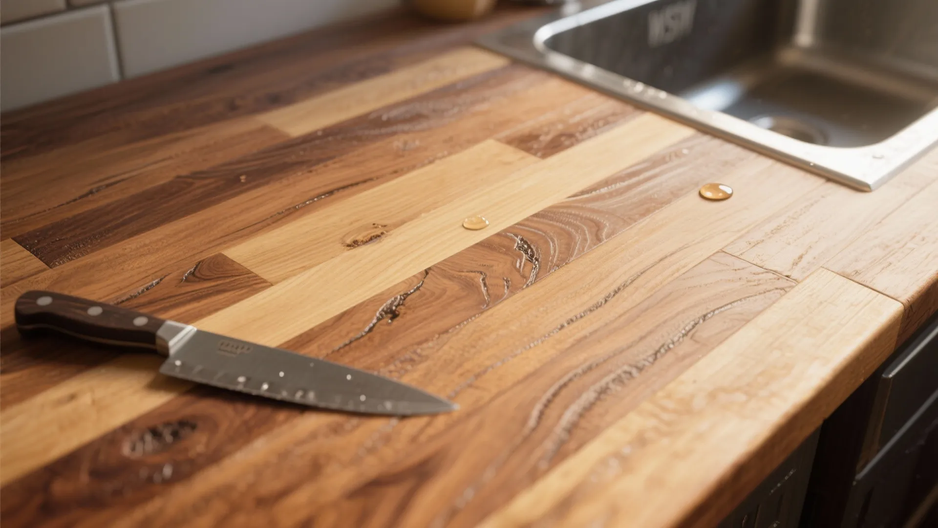 2. Butcher block — warm, forgiving and budget-friendly