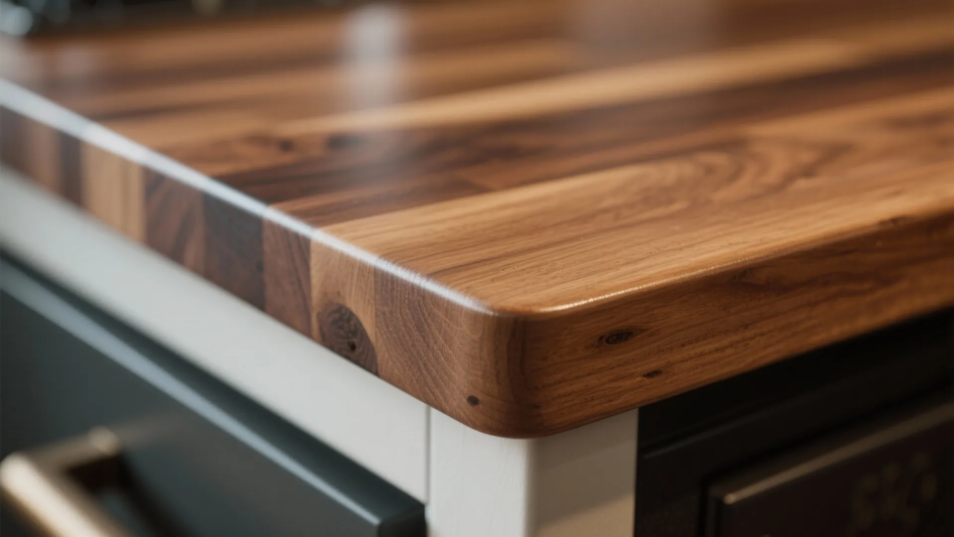 2. Butcher block + sealed edge