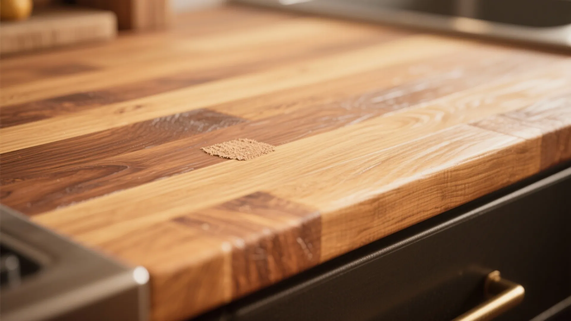 2. Butcher block: warmth and easy repairs
