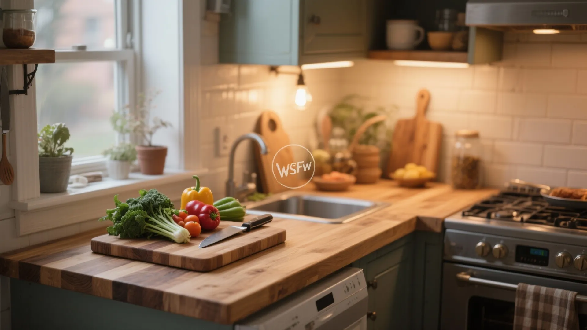 1. Butcher Block Warmth