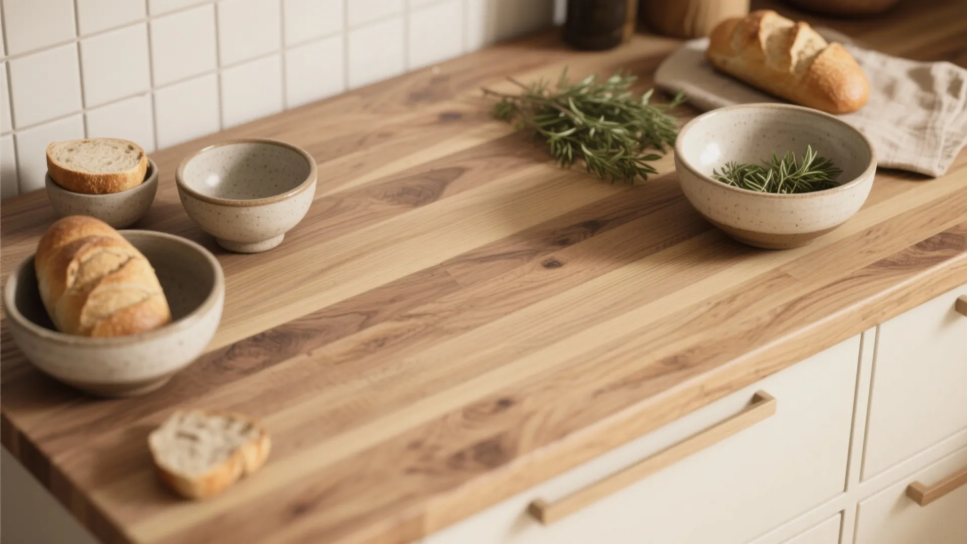 4. Butcher block countertops