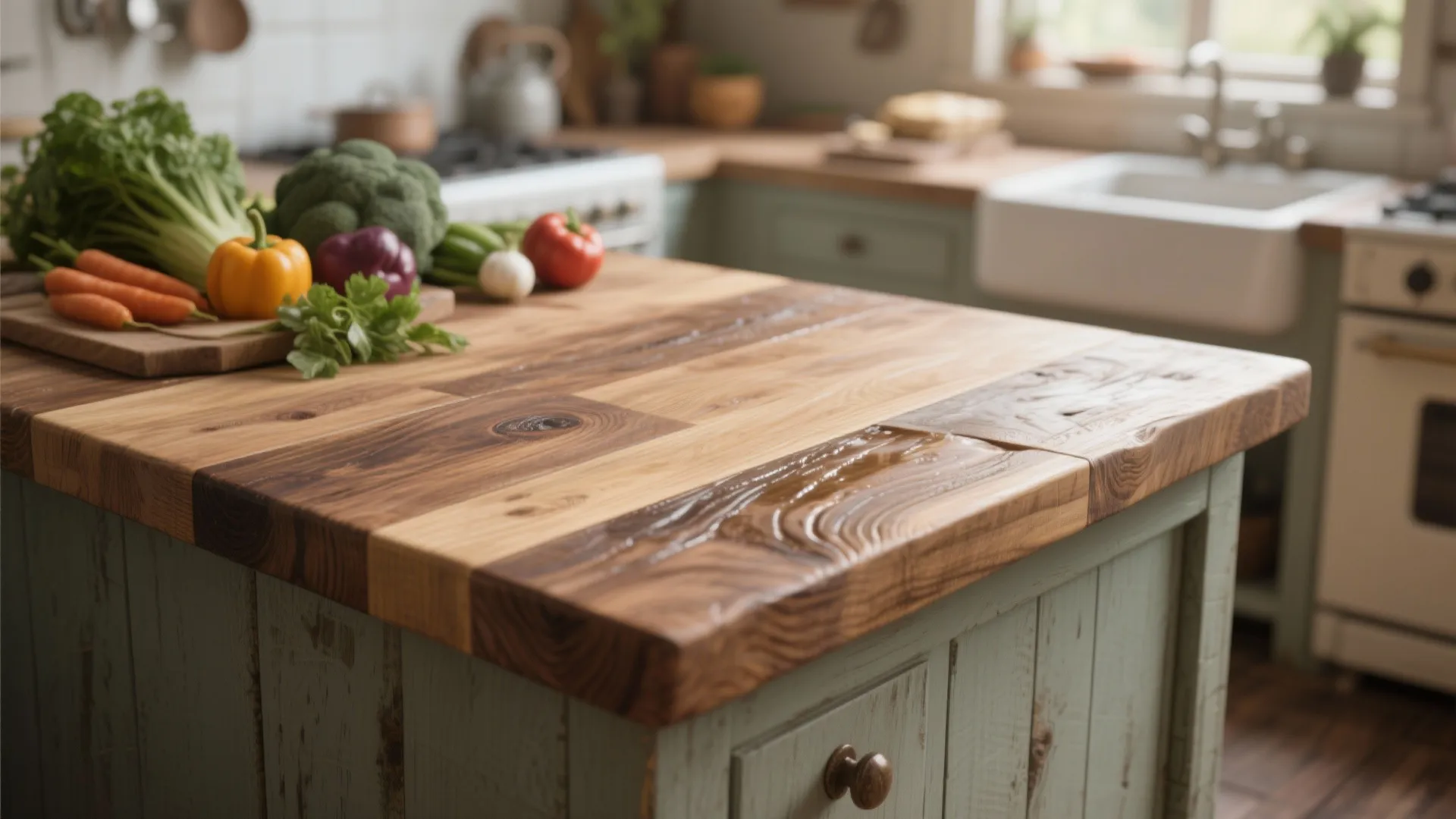 5. Butcher Block Countertops