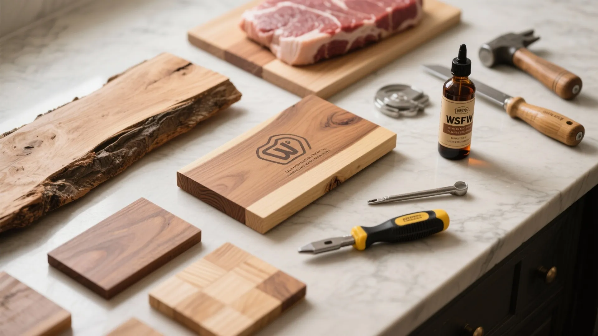6. Replace Countertops with Butcher Block