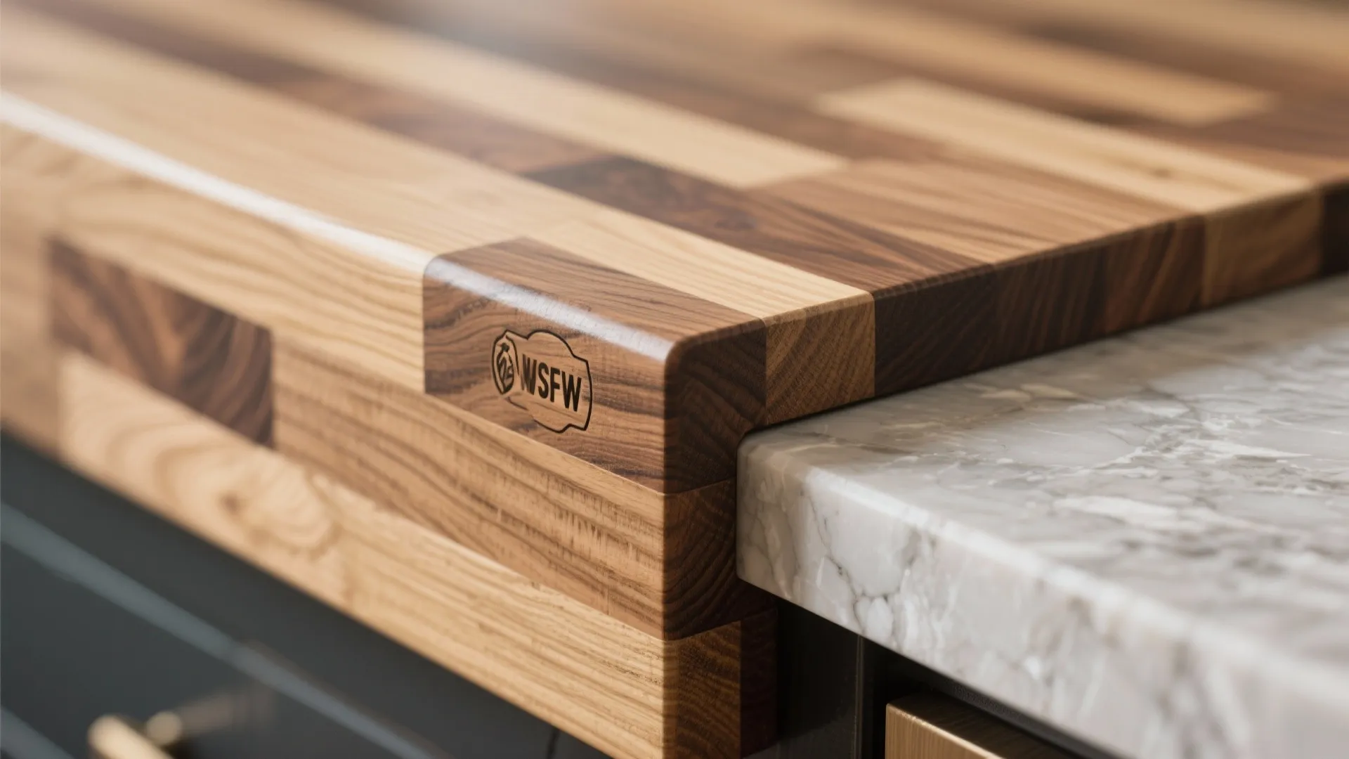 Warm Wood Accents, Not Full Wood Kitchens