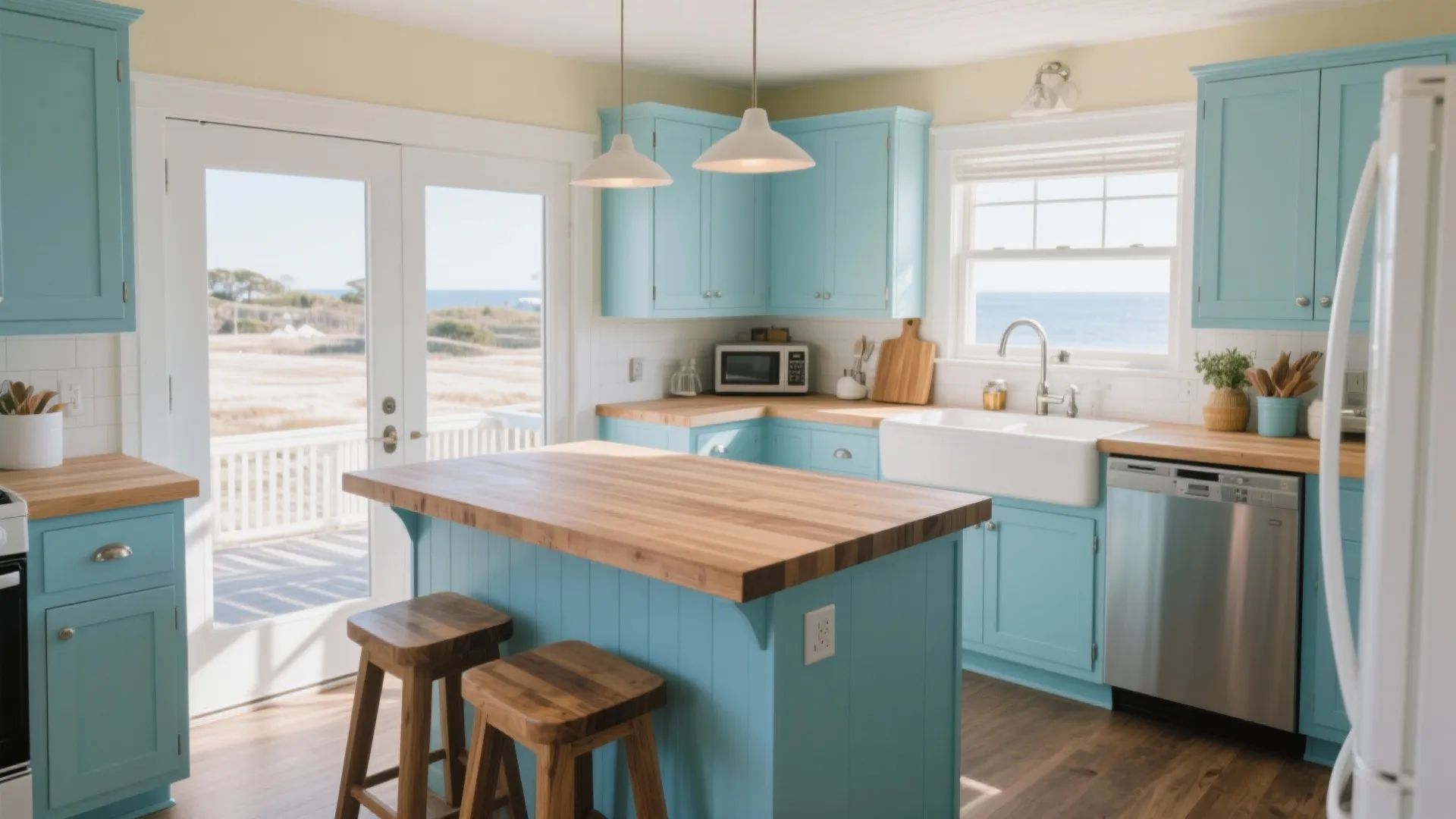 6. Butcher Block Island