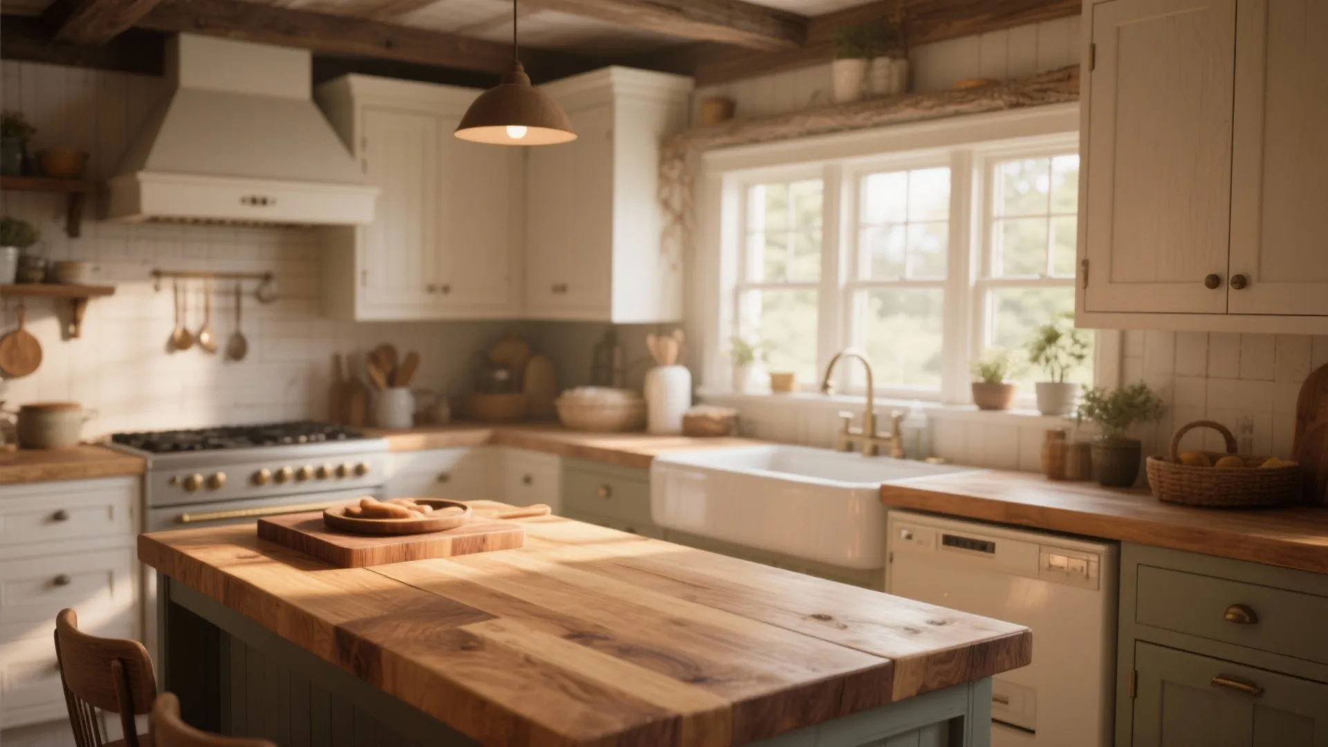 1. Butcher Block Warmth