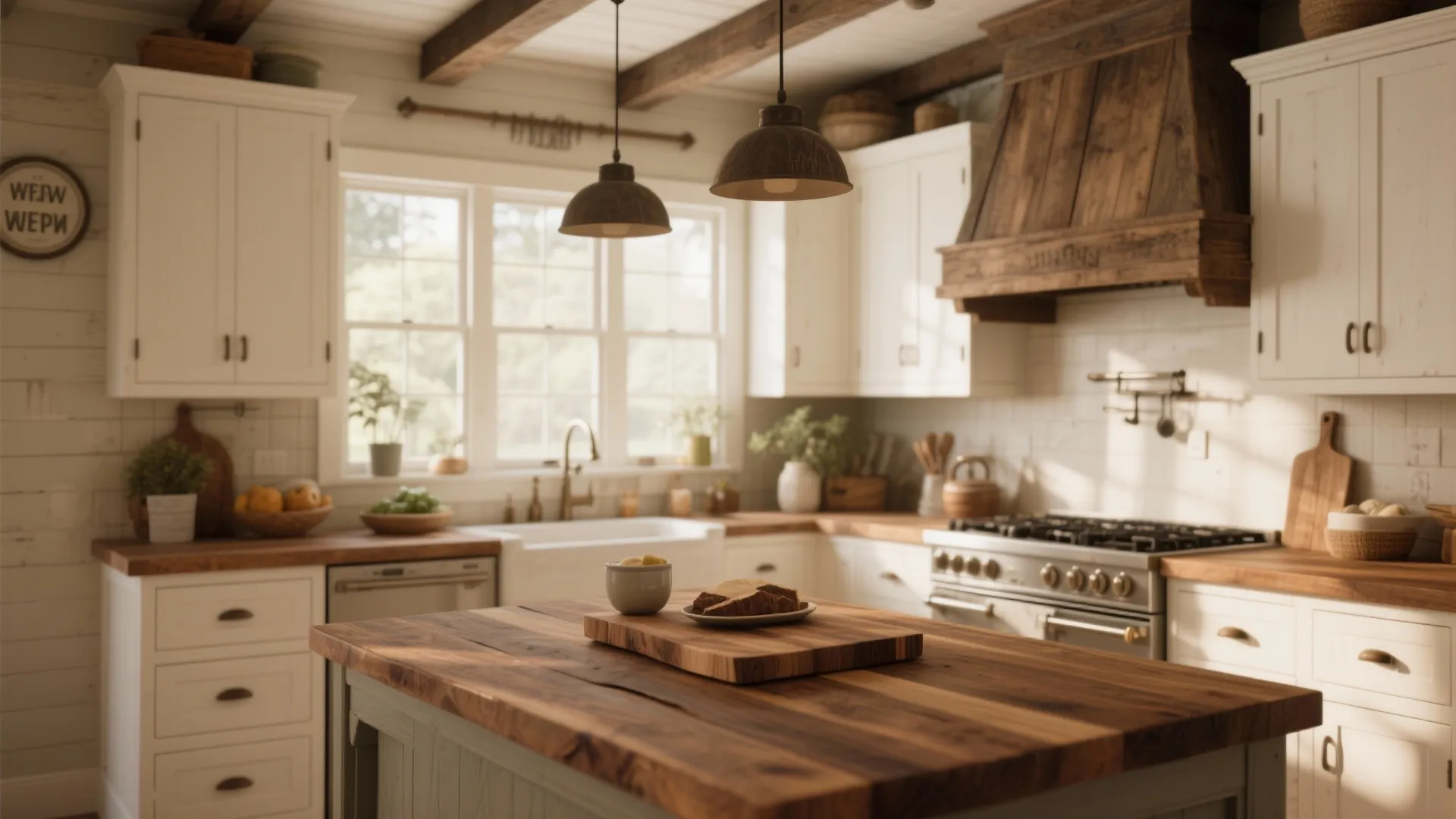 2. Butcher Block for Warmth