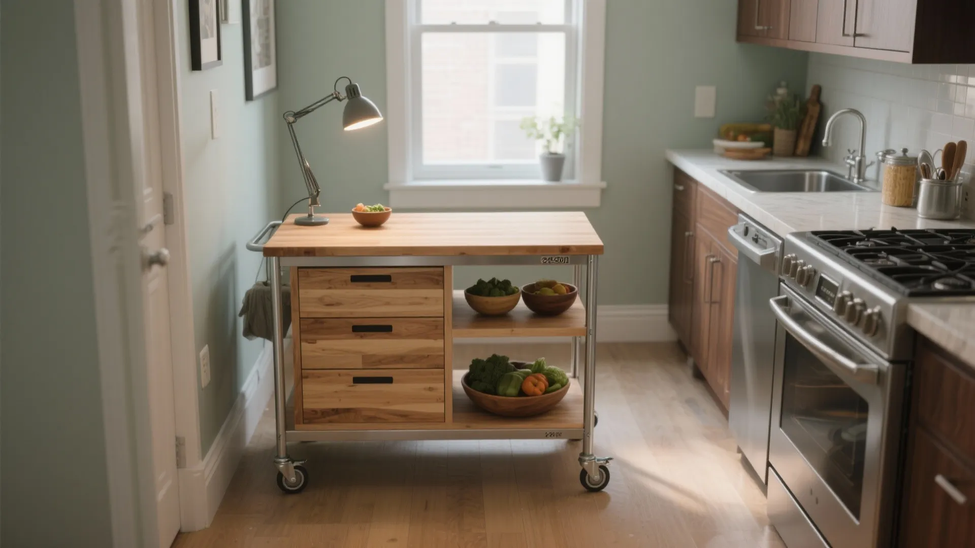 Small Butcher Block Kitchen Cart: Maximize Small-Space Functionality: 1 Minute to Upgrade Your Compact Kitchen—Quick Cart Selection Guide
