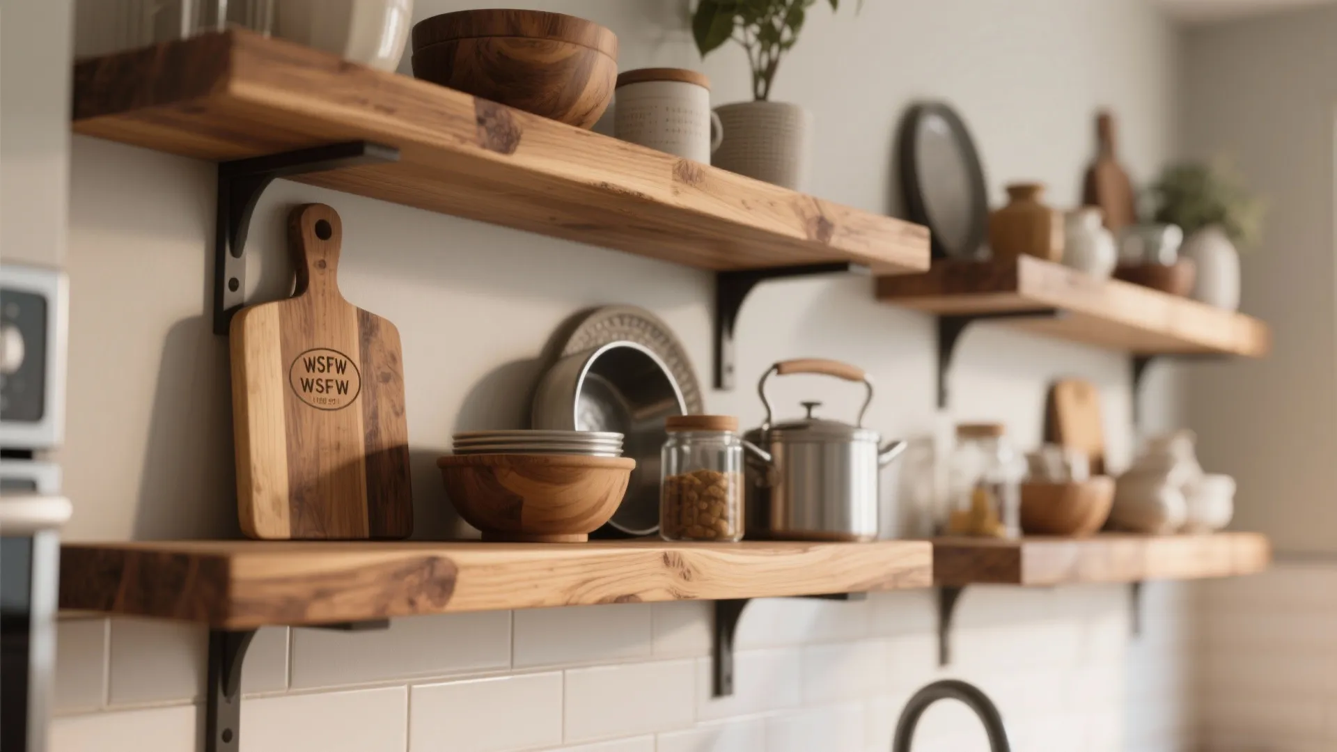 3. Open Shelf Accent