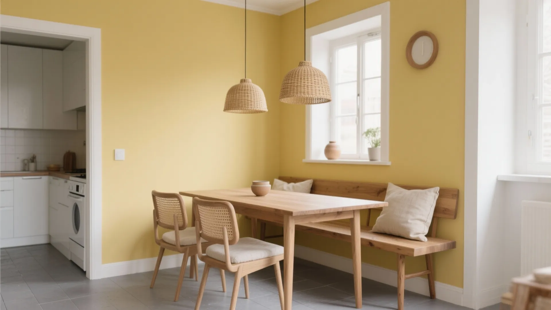 Scandi Cozy: Butter Yellow + Warm Wood
