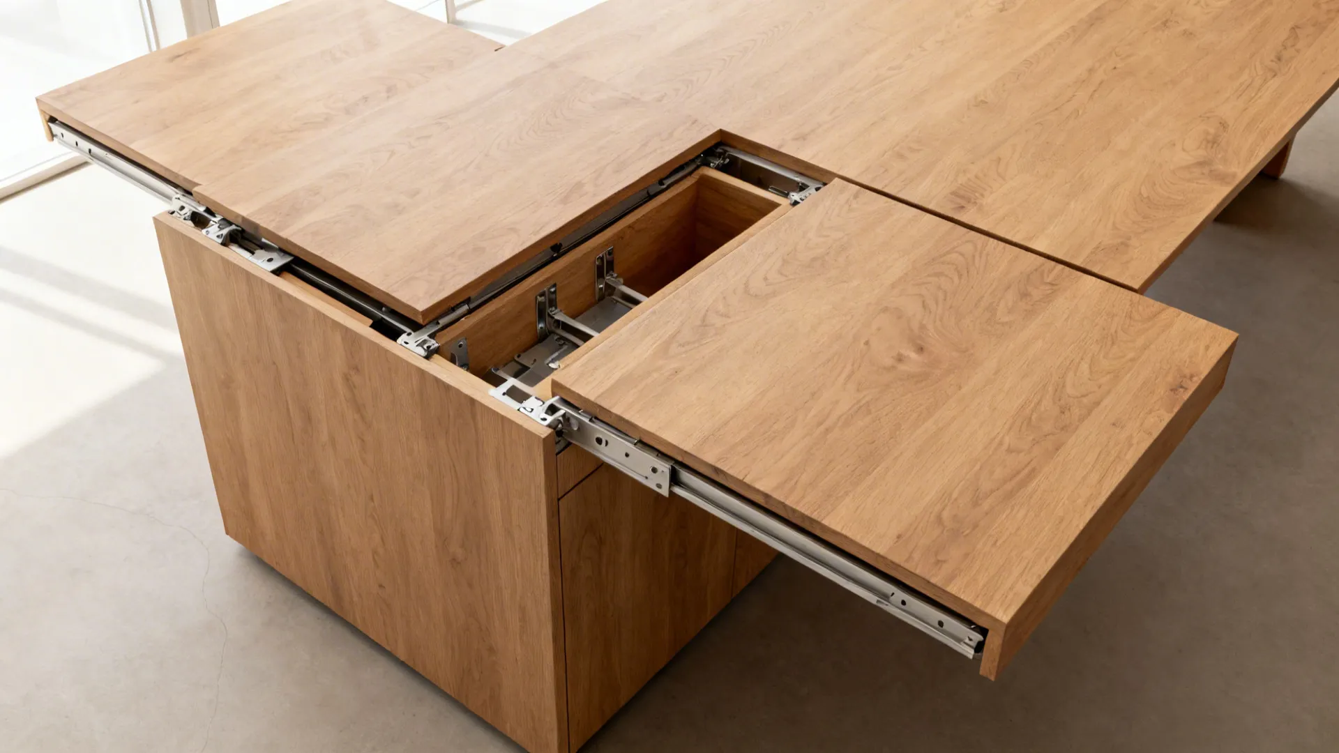 3. Extendable butterfly table top