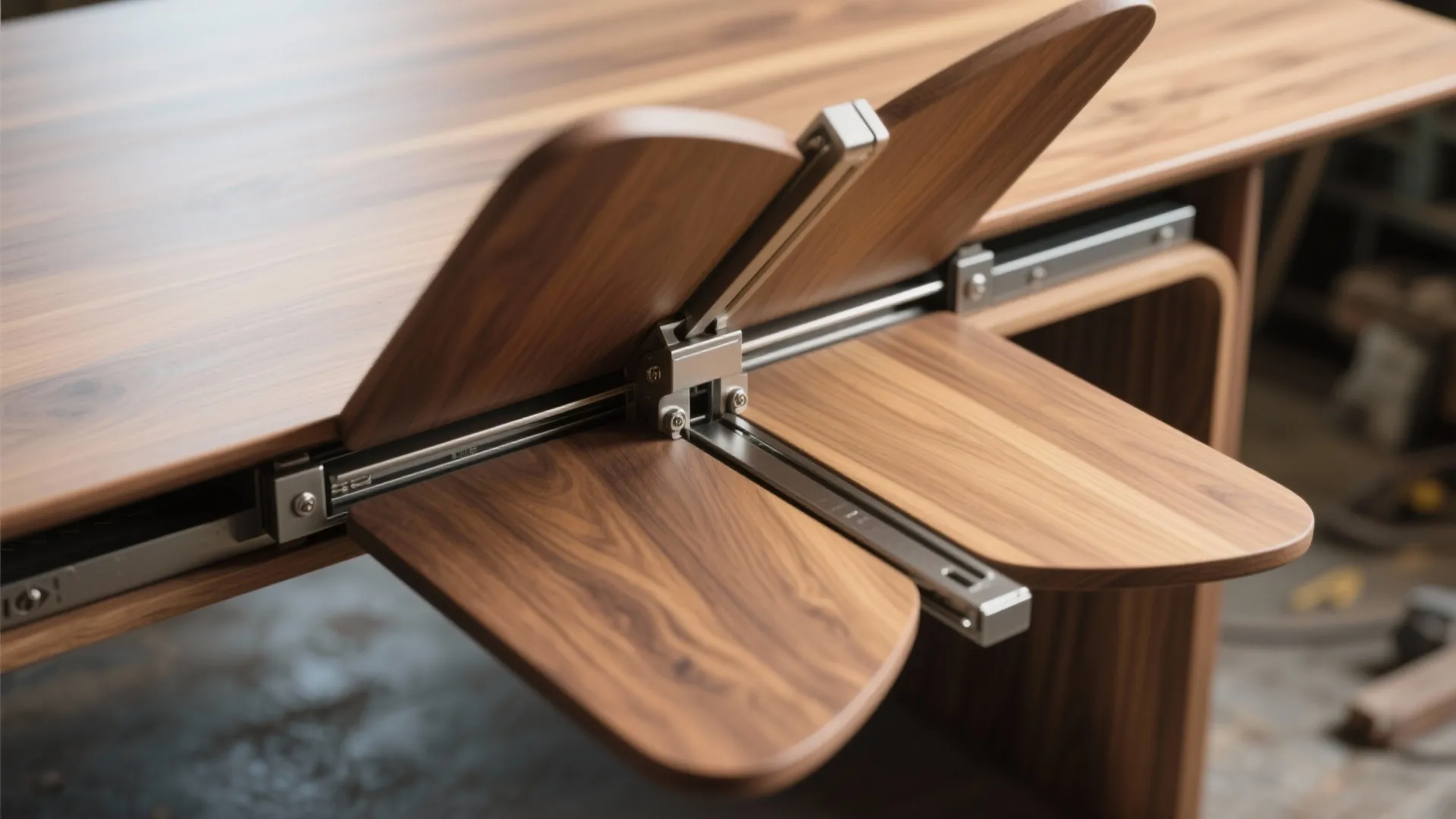 2. Butterfly-leaf extendable table