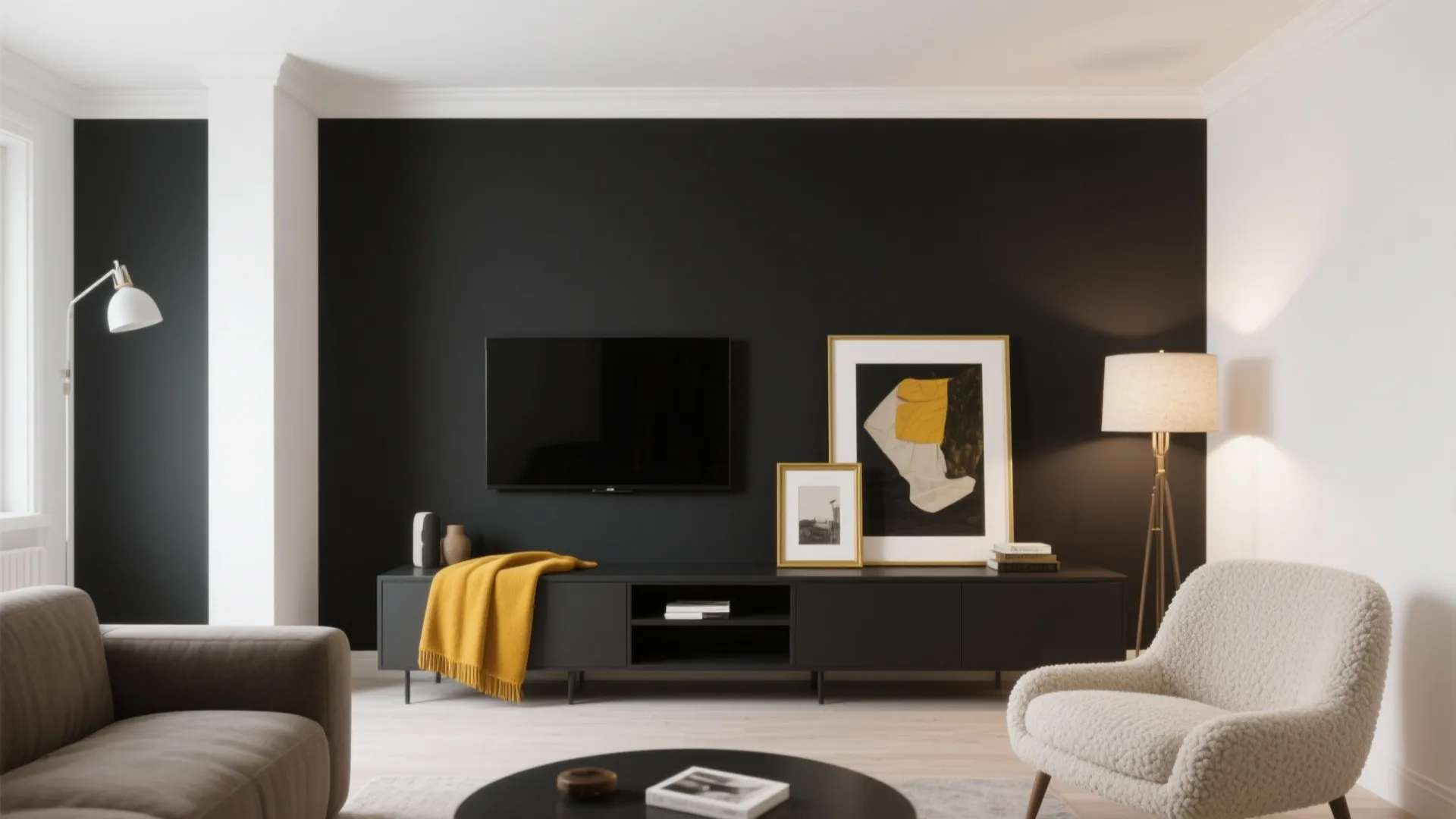 Black & White with a Confident Accent