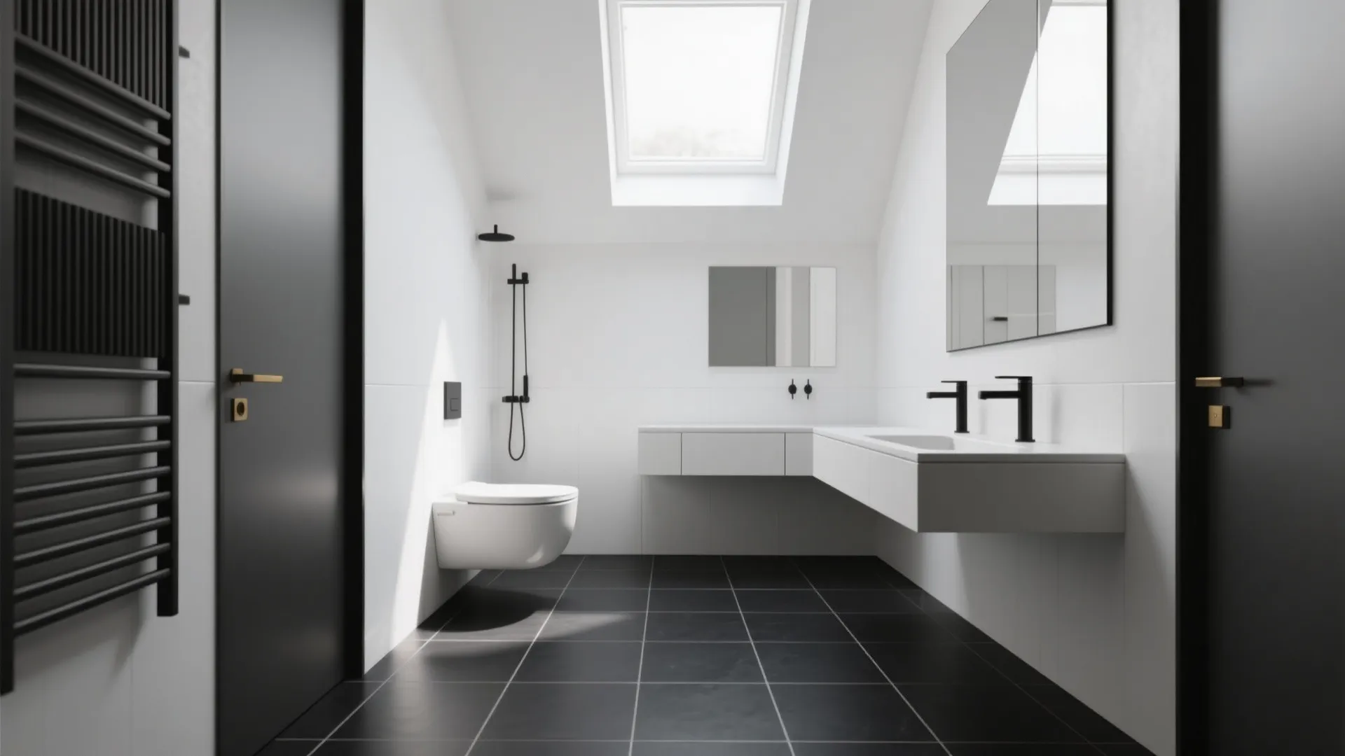 5 Ideas for Black and White Bathroom Floor Tiles