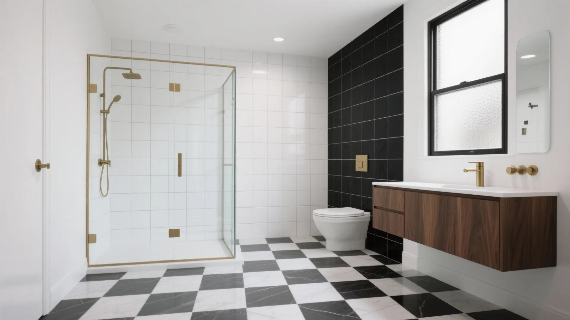5 Black and White Tile Bathroom Ideas That Work: Real-world design tactics to make a small monochrome bathroom feel bigger, brighter, and undeniably stylish