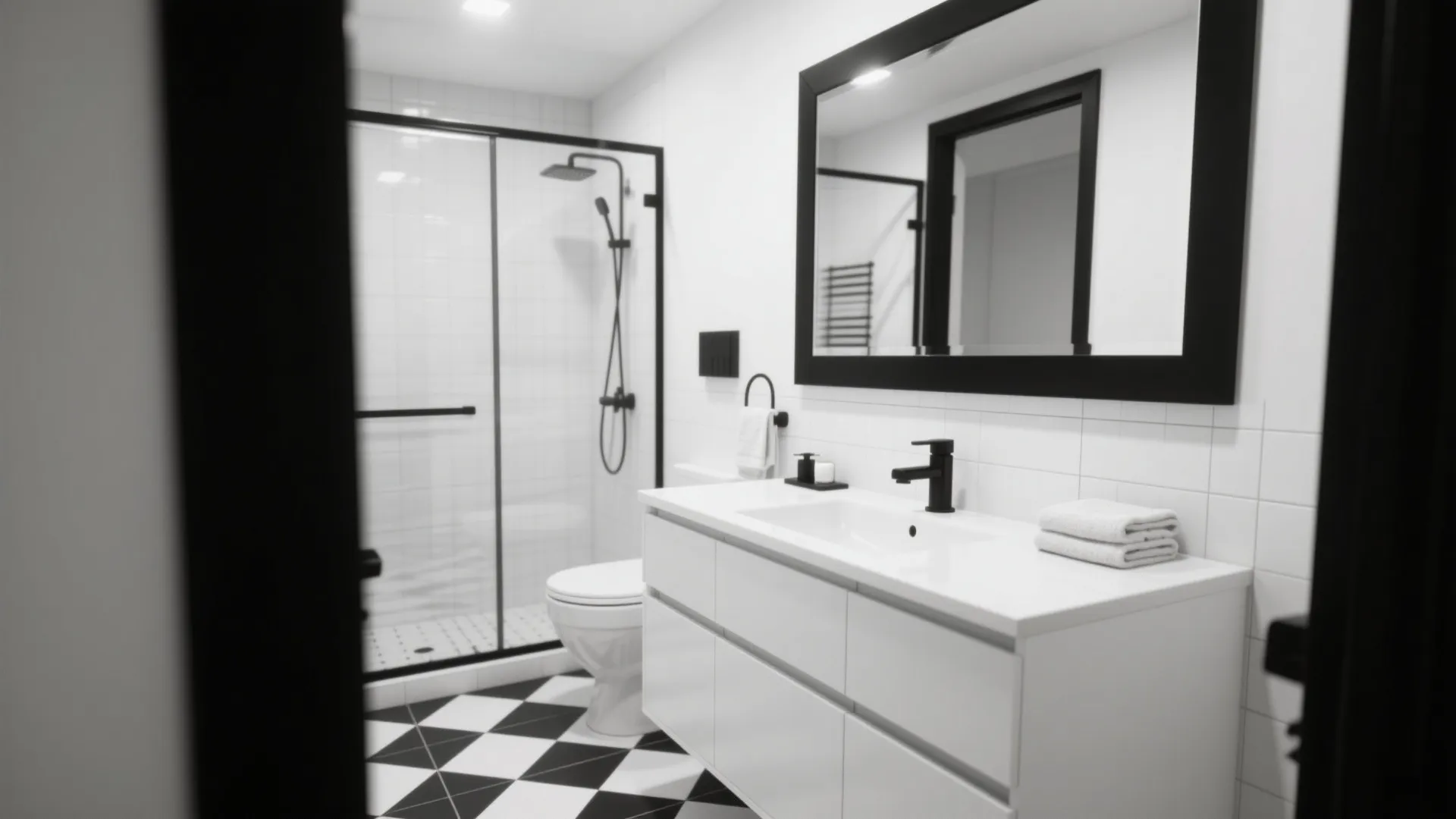 5 Black and White Bathroom Designs That Work: Smart ideas from a senior interior designer to make small bathrooms bold, calm, and highly functional