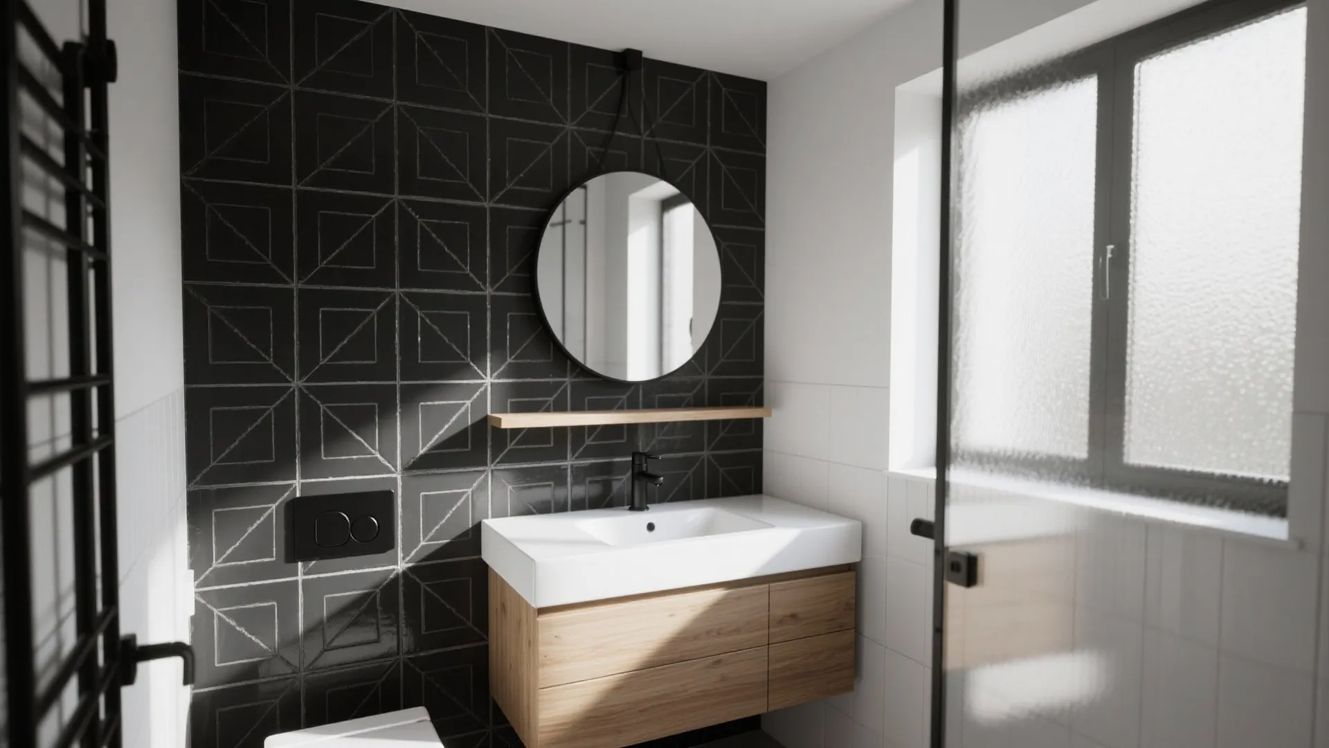 Black & White Bathroom Wallpaper: 5 Bold Ideas