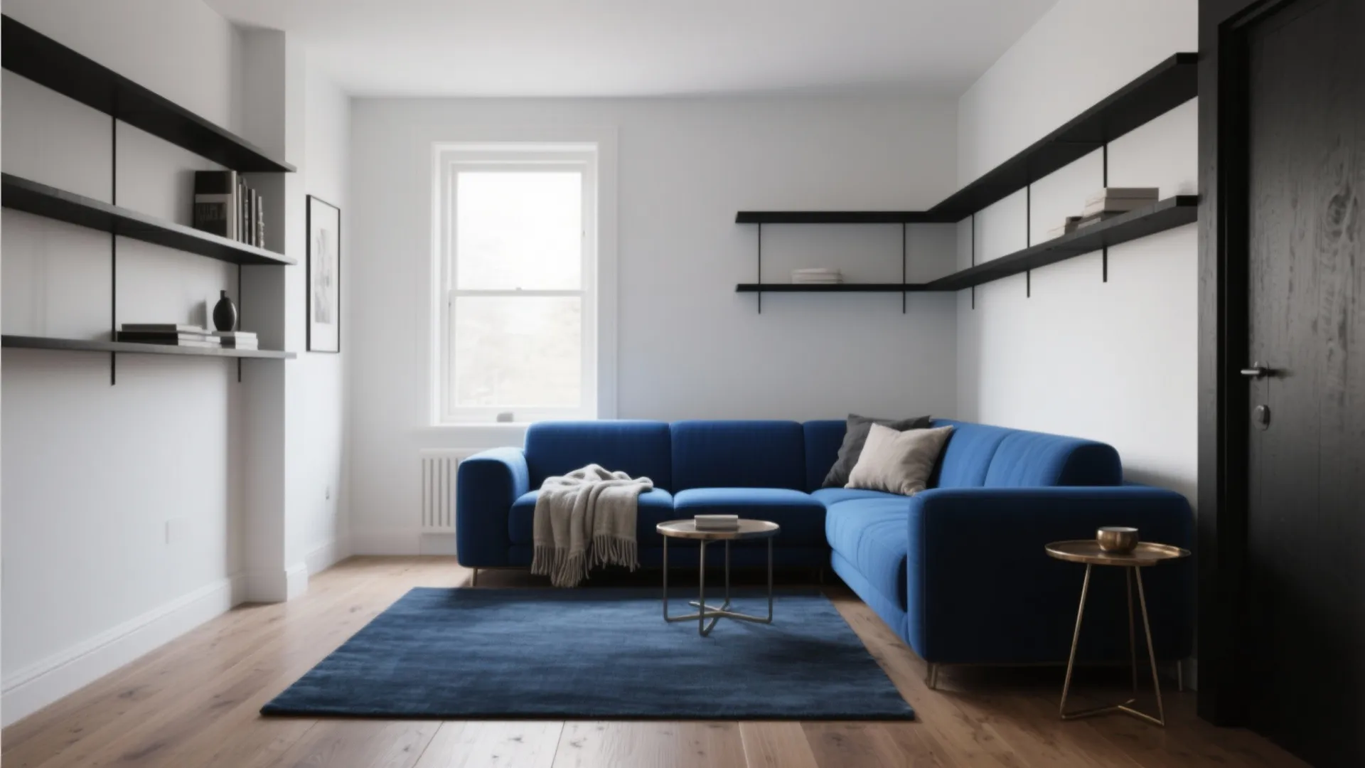 Black White Blue Living Room Ideas — 5 Inspo: Five practical and stylish ways I use black, white and blue to transform living rooms — even tiny ones