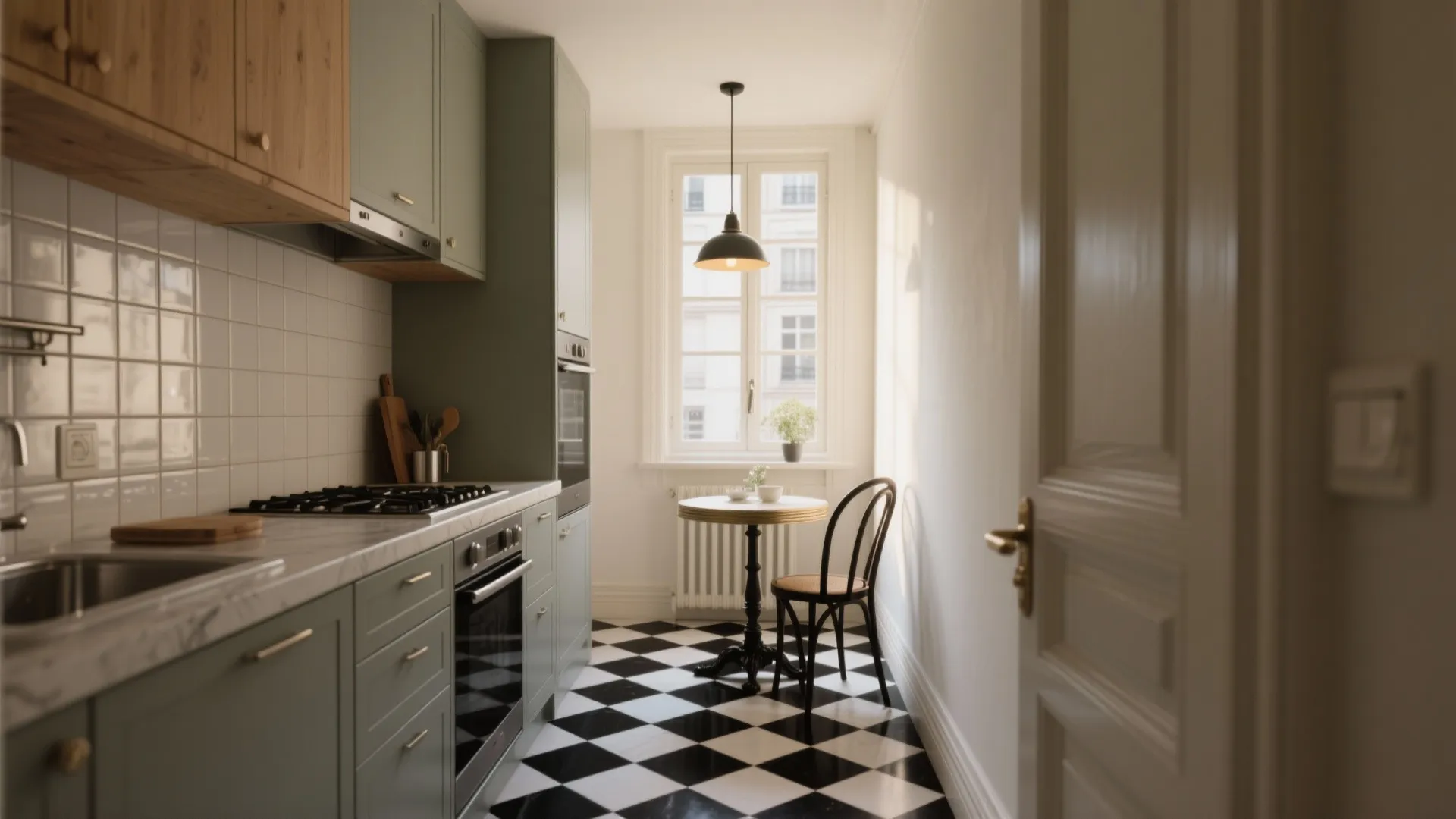 Bold Kitchen: 5 Black & White Tile Ideas: How I transformed small kitchens with black-and-white floor tiles — five practical inspirations