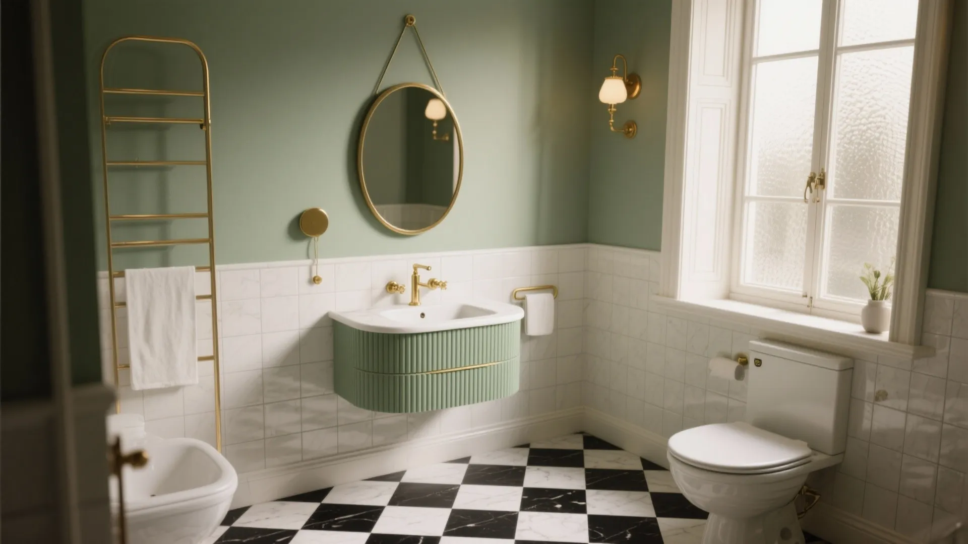 5 Bold Ideas for Bathrooms with Black and White Floor Tiles: Creative small-space bathroom ideas using classic black-and-white floor tiles — practical tips from a pro designer