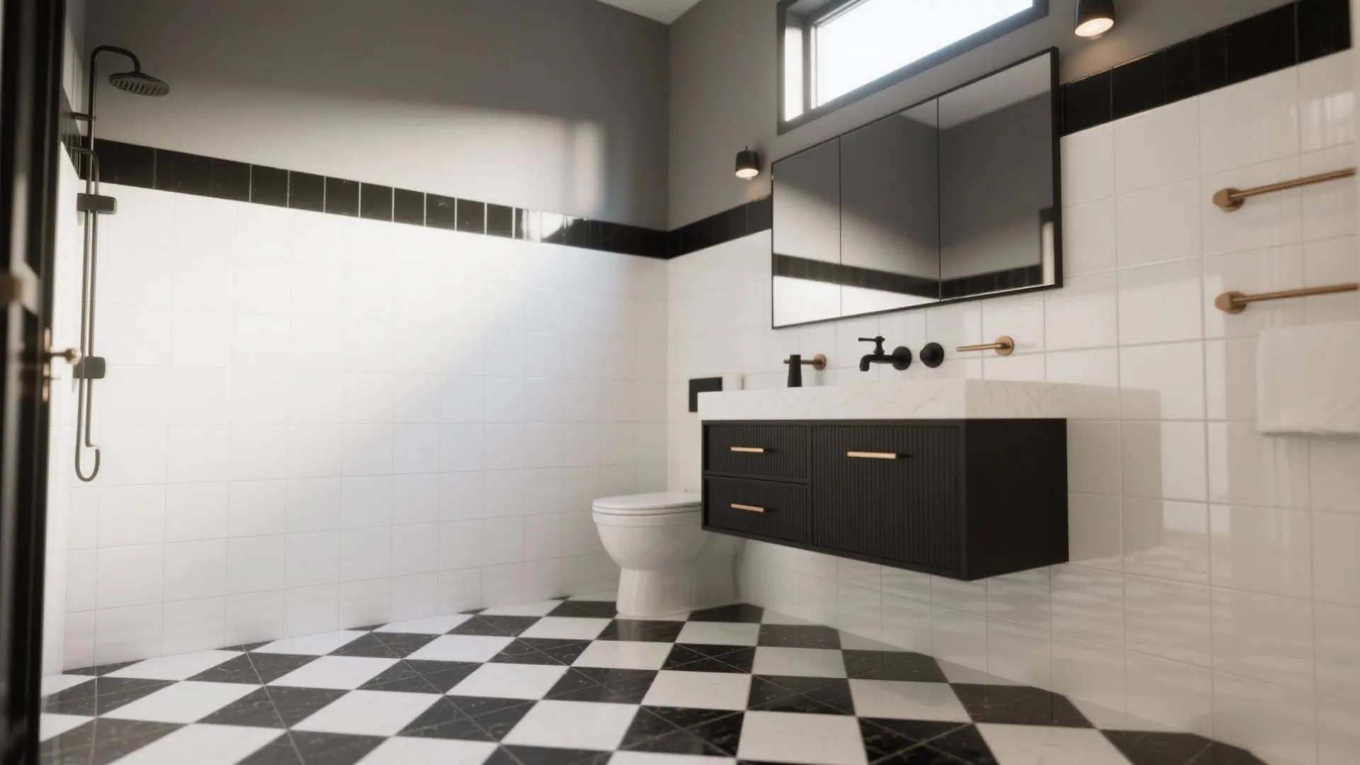 5 Bold Ideas for White and Black Bathroom Tile: Creative small-space solutions and layout tips for striking monochrome bathrooms