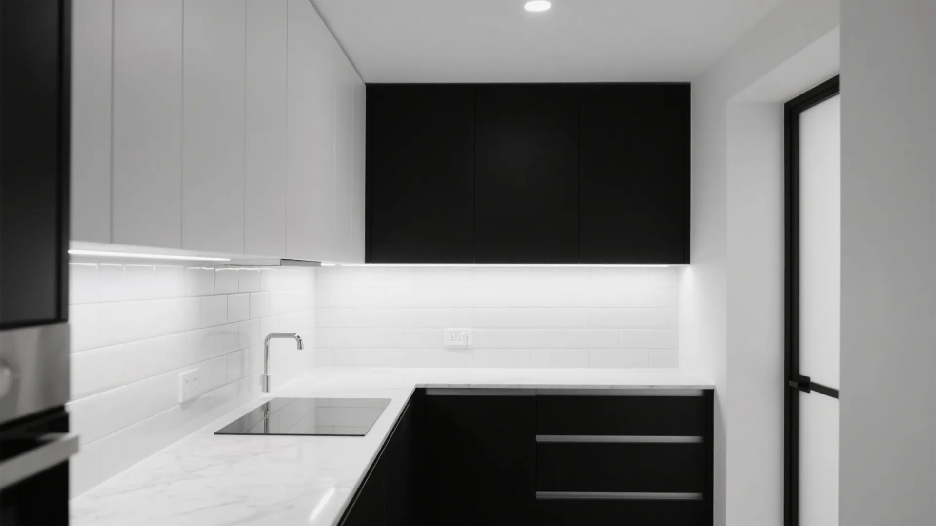 Small Kitchen Black and White Design Ideas That Inspire: 1 Minute to Chic: Fast-Track Guide to a Stunning Small Kitchen Black and White Scheme