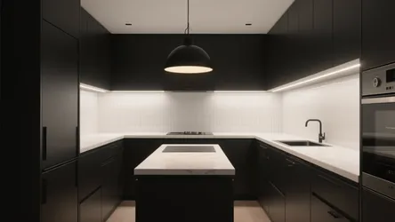 5 Black and White Kitchen Lighting Ideas