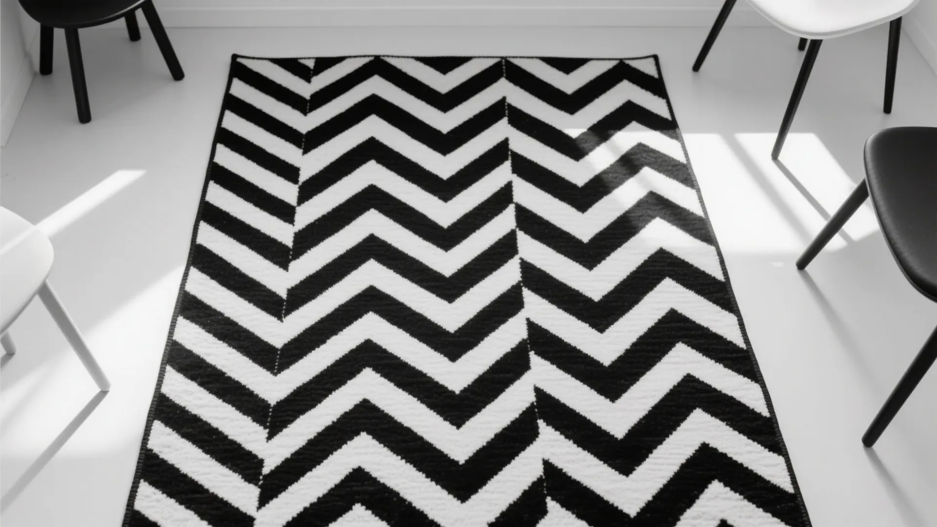 4. Geometric Rugs for Visual Interest