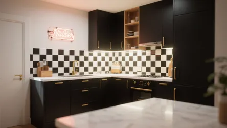 5 Bold Backsplash Ideas for Black and White Kitchens