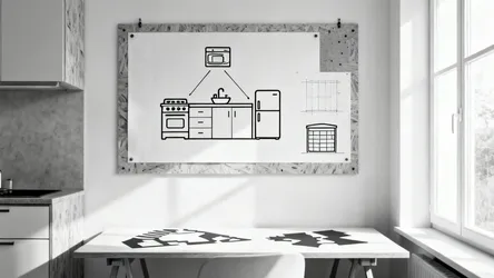 5 Black-and-White Kitchen Clipart Ideas