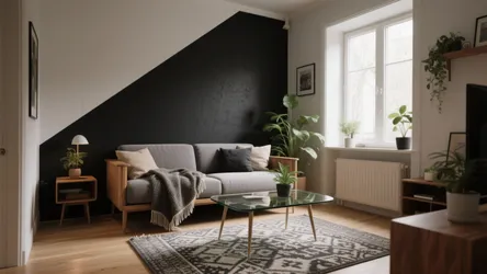 Small Living Room Black and White: 5 Ideas