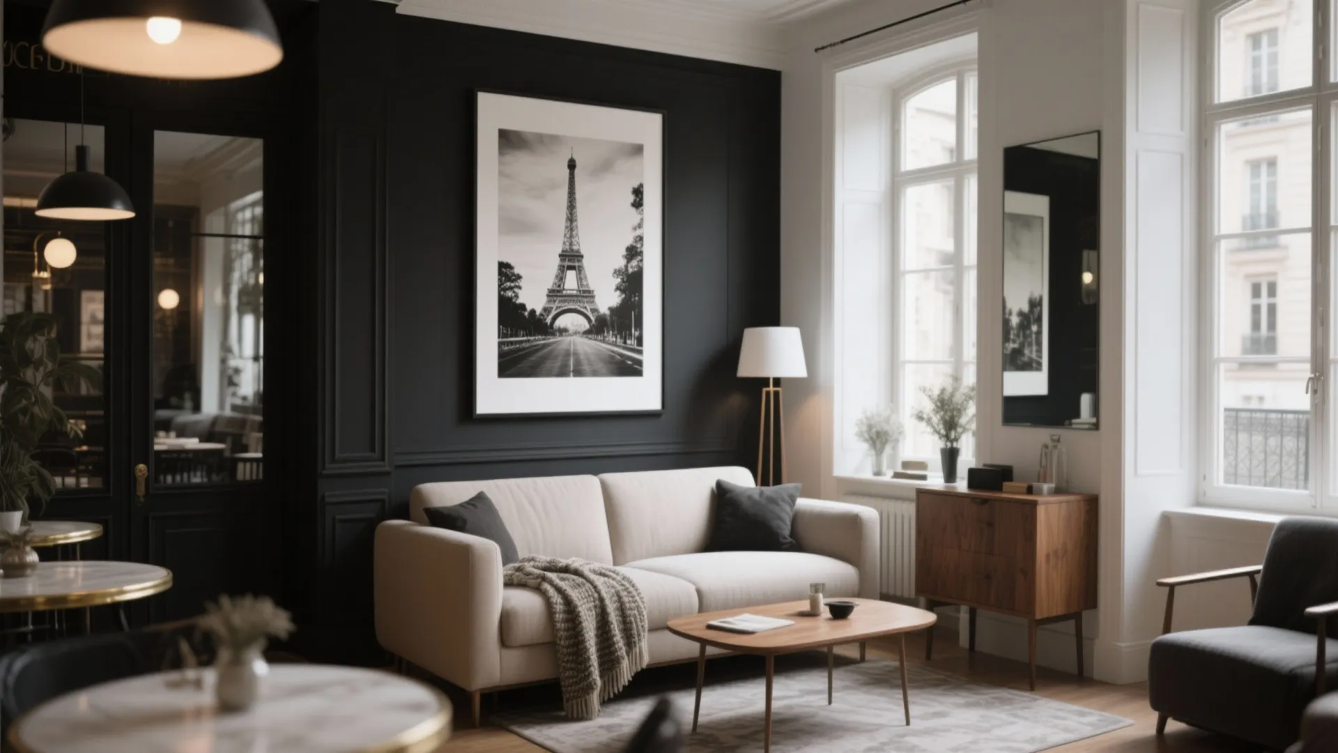 5 Black and White Wall Art Ideas for Living Rooms