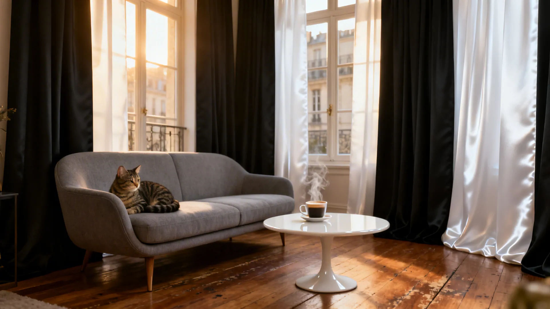 5 Modern Black & White Curtain Ideas