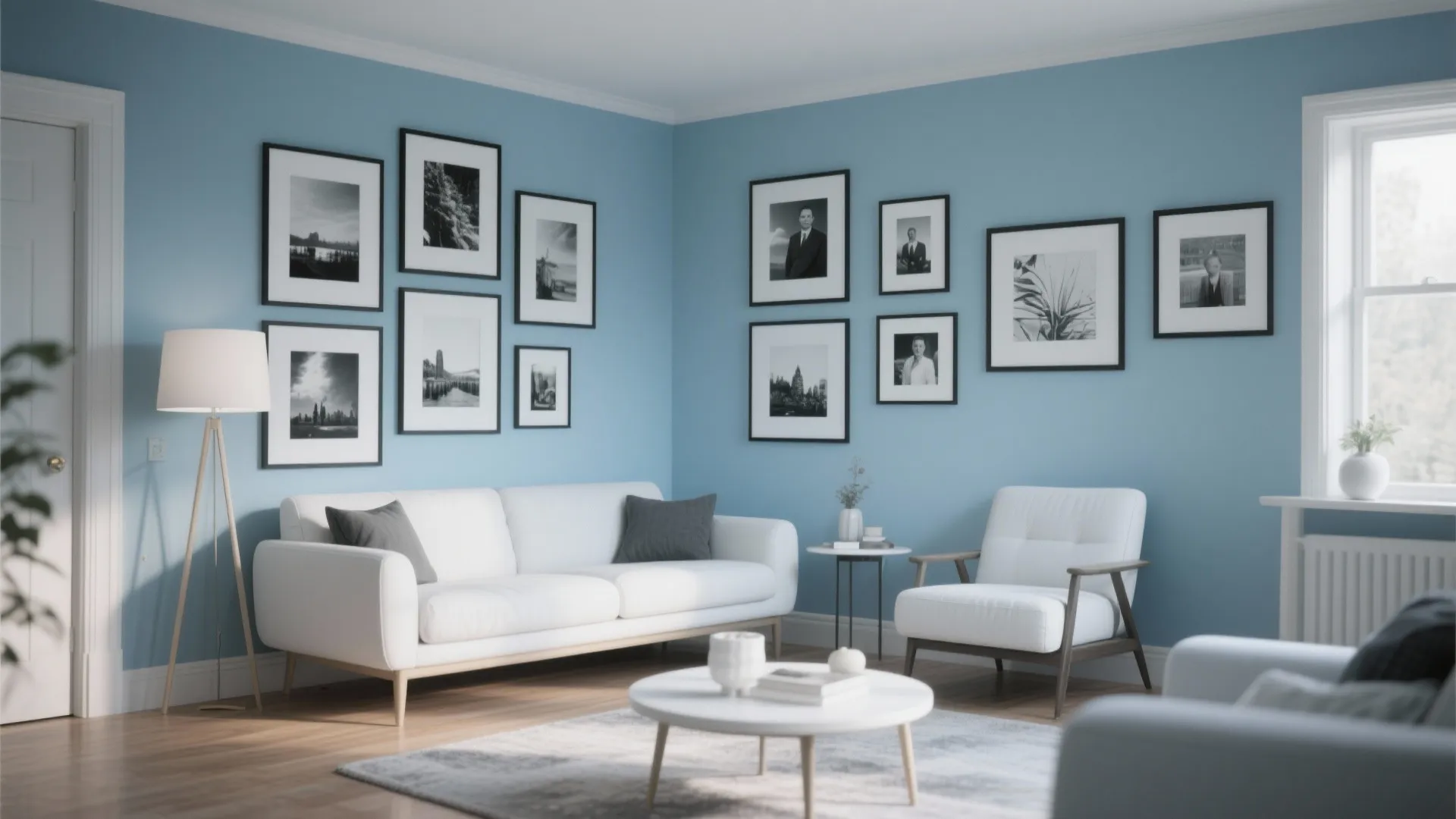 Black and White Photography Wall