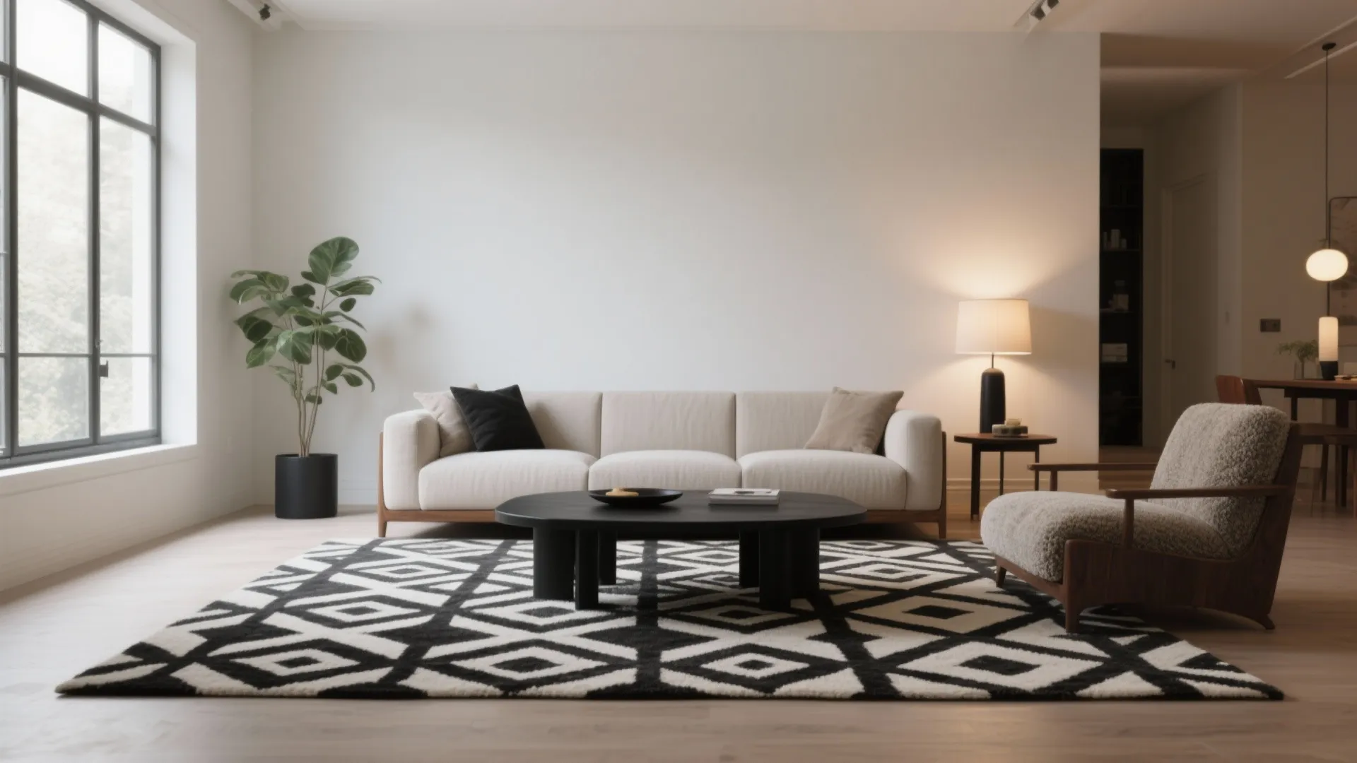 Black and White Living Room Rug Ideas for Stylish Spaces: 1 Minute to Sophisticated Contrast—Easy Black and White Rug Solutions