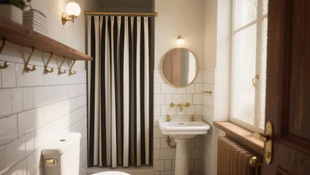 5 Bold Ideas for Black and White Shower Curtains