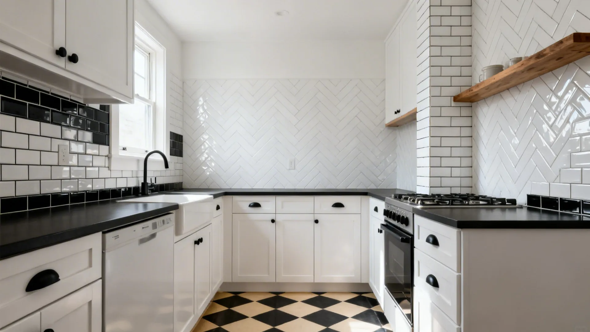 5 Black and White Tile Kitchen Ideas That Truly Work