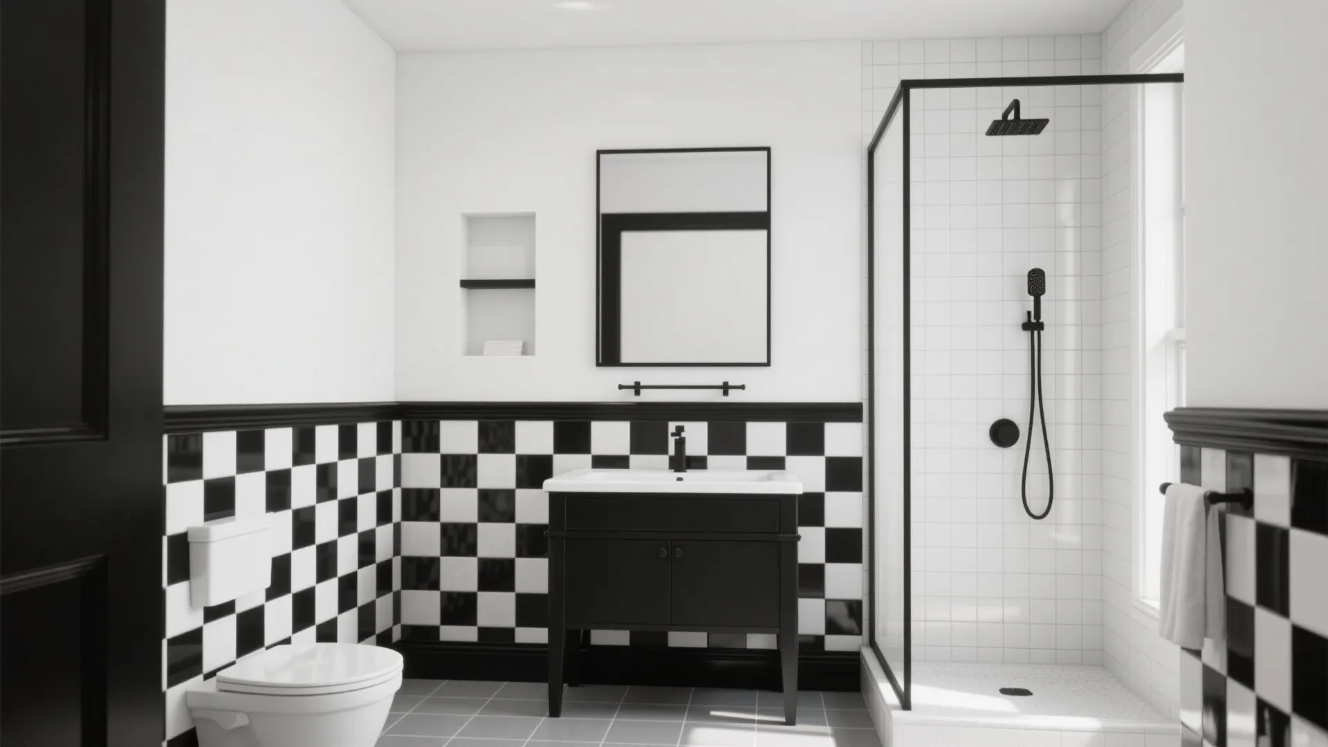 5 Black and White Bathroom Wall Tile Designs That Work: Small-space tested, trend-savvy, and practical ideas from a senior interior designer