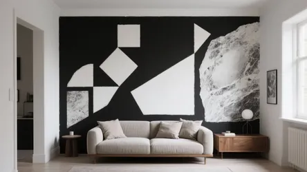 5 Black and White Wall Painting Designs that Wow