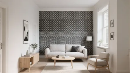 5 Black-and-White Wallpaper Design Ideas