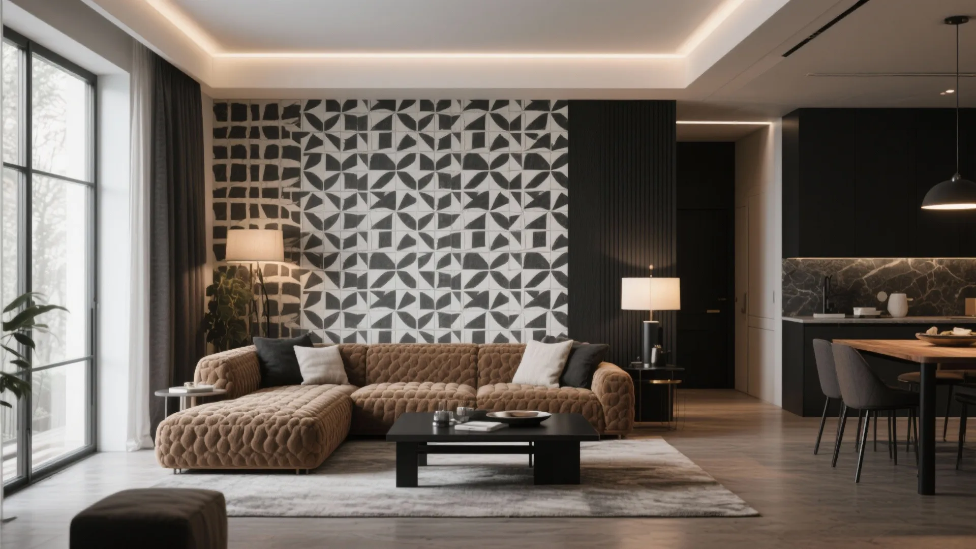 Black and White Room Wallpaper: Timeless Ideas for Modern Homes: 1 Minute to Choose Stunning Black and White Wallpaper for Any Room