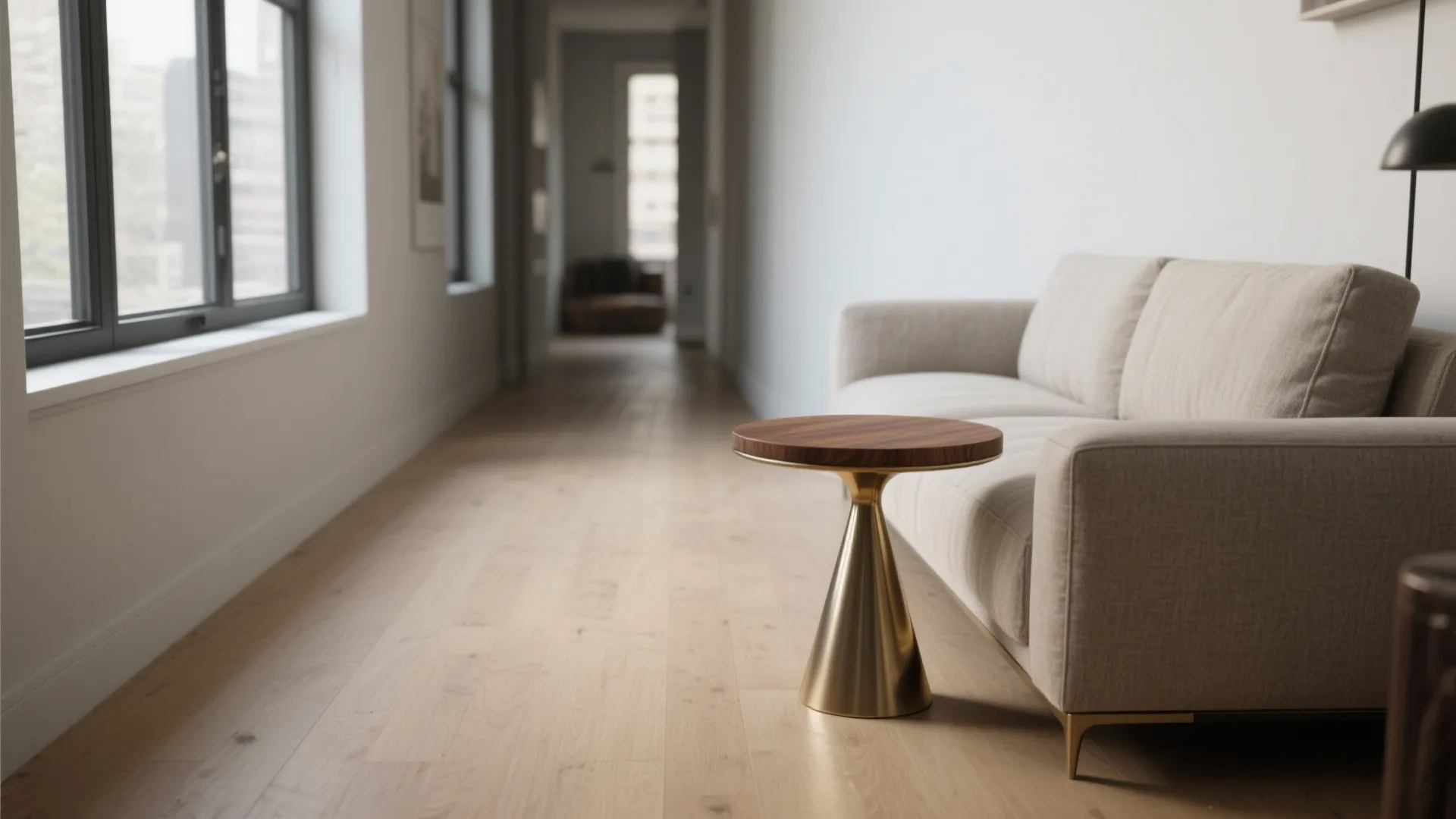 C-Shaped Tuck-Under Side Tables: Perfect for Tight Walkways