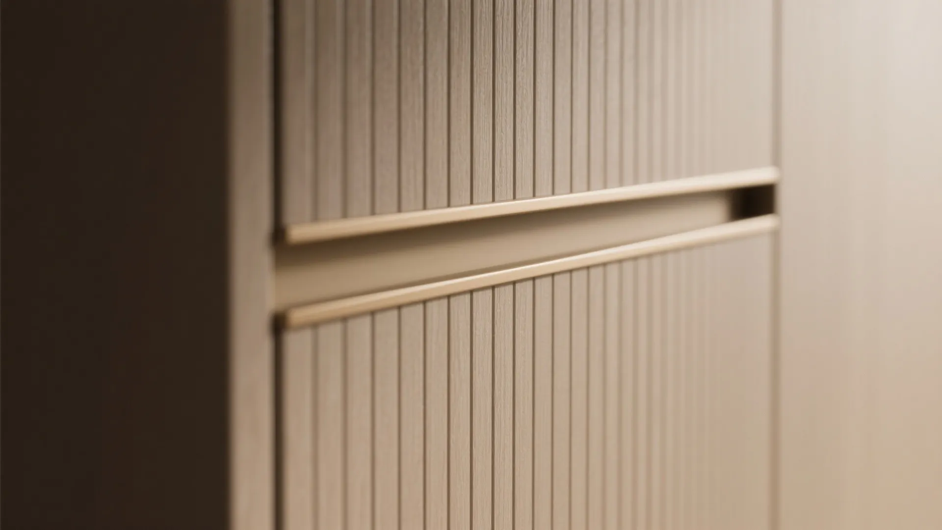 Minimalist storage that disappears into the walls