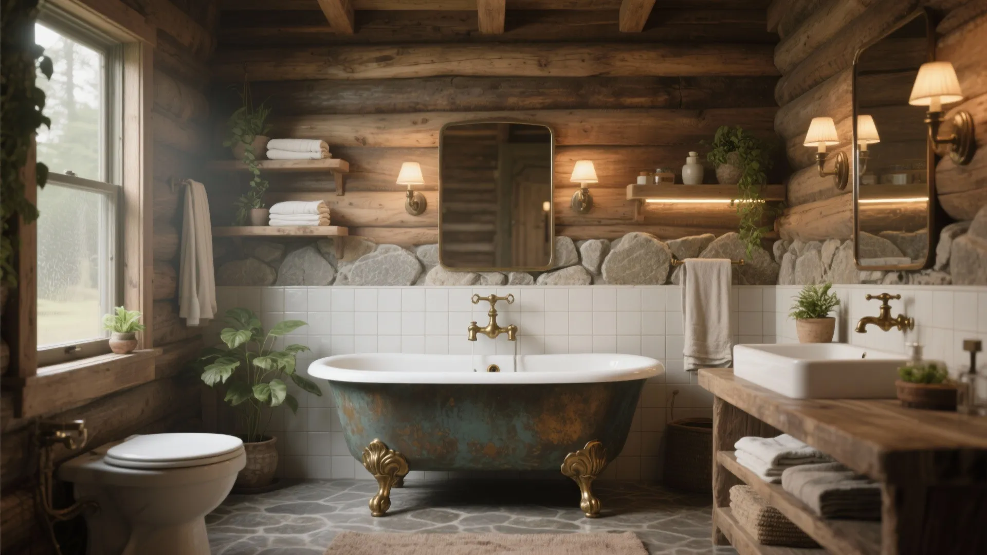 Rustic Cabin Bathroom Ideas — 5 Cozy Designs: Five practical, small-space rustic cabin bathroom ideas I’ve used on real projects — materials, layouts, budget tips and honest mistakes