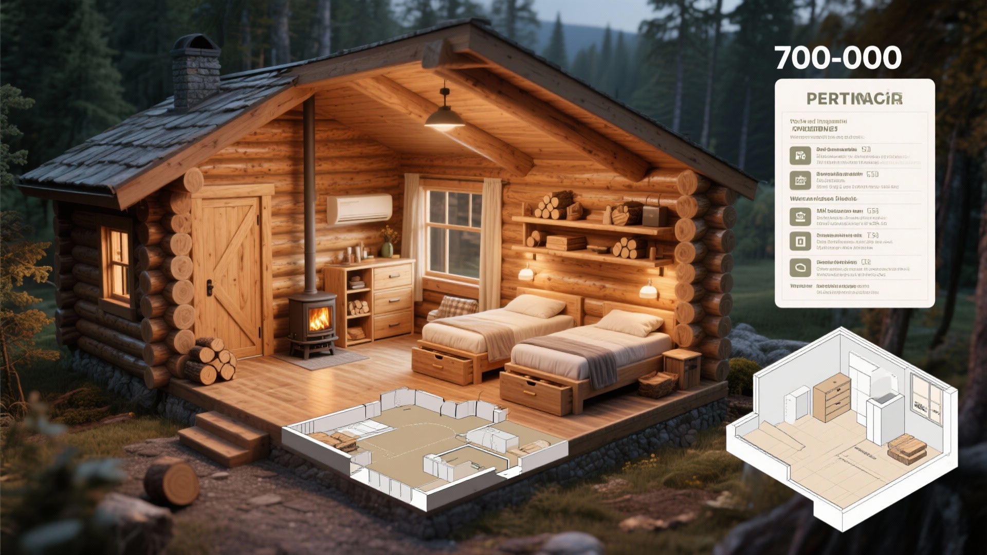 2 Bedroom Log Cabins: 5 Space-Savvy Ideas